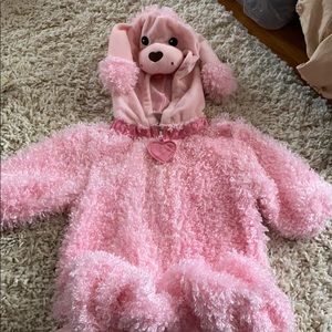 Pink puppy costume size 6-9 months